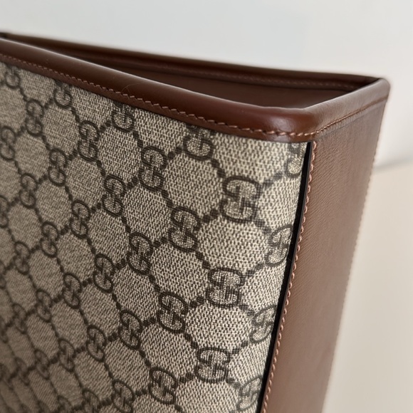 Gucci Brown and Cream Tote Bag - Picture 10 of 16